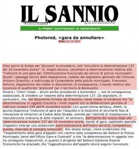 2007-12-22 Il Sannio Quotidiano gara da annullare